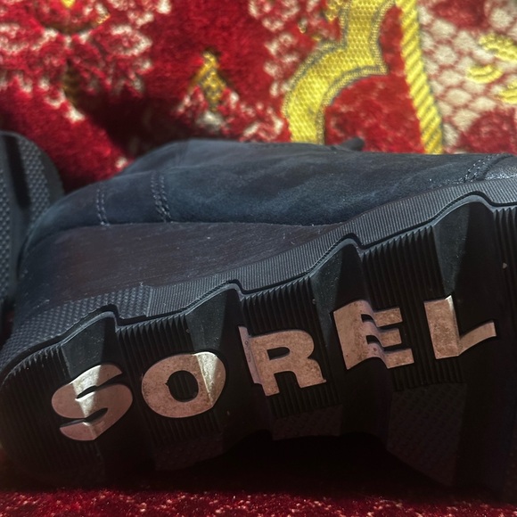 Sorel Joan up town wedge black leather size 7.5 - Picture 10 of 10